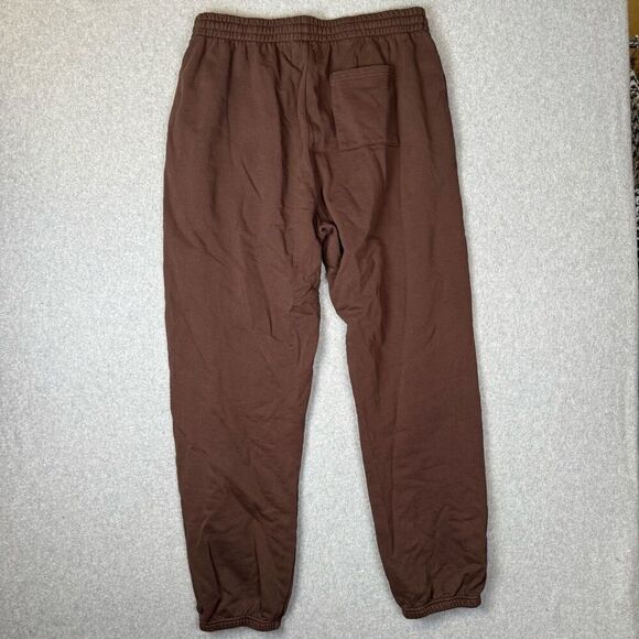 Talentless Mens Size XXL Elastic Waist Sweatpants Brown 100% Cotton Pockets - Picture 6 of 8